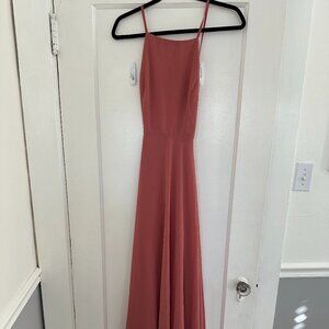Mythical Kind of Love Rusty Rose Maxi Dress